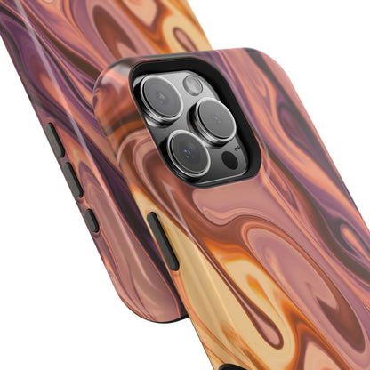 Golden Hour Swirl Phone Case – MagSafe Compatible for iPhone & Samsung Galaxy
