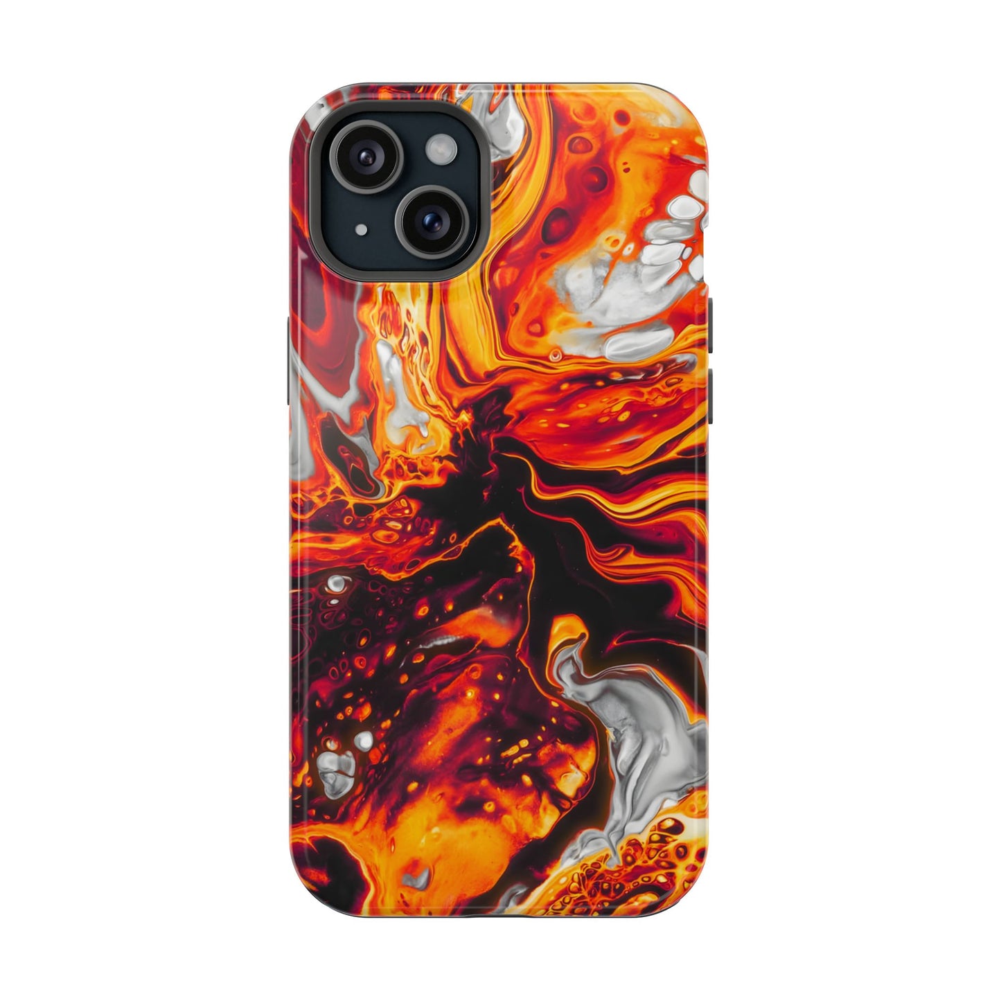 Molten Lava Abstract Phone Case – MagSafe Compatible for iPhone & Samsung Galaxy
