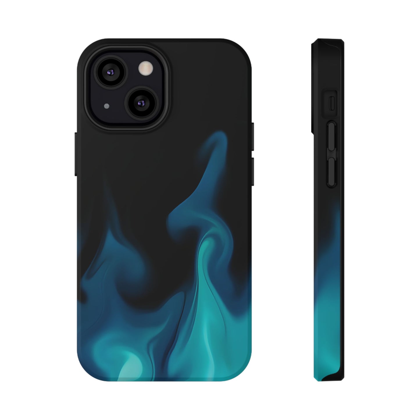 Blue Flame Energy Phone Case – MagSafe Compatible for iPhone & Samsung Galaxy