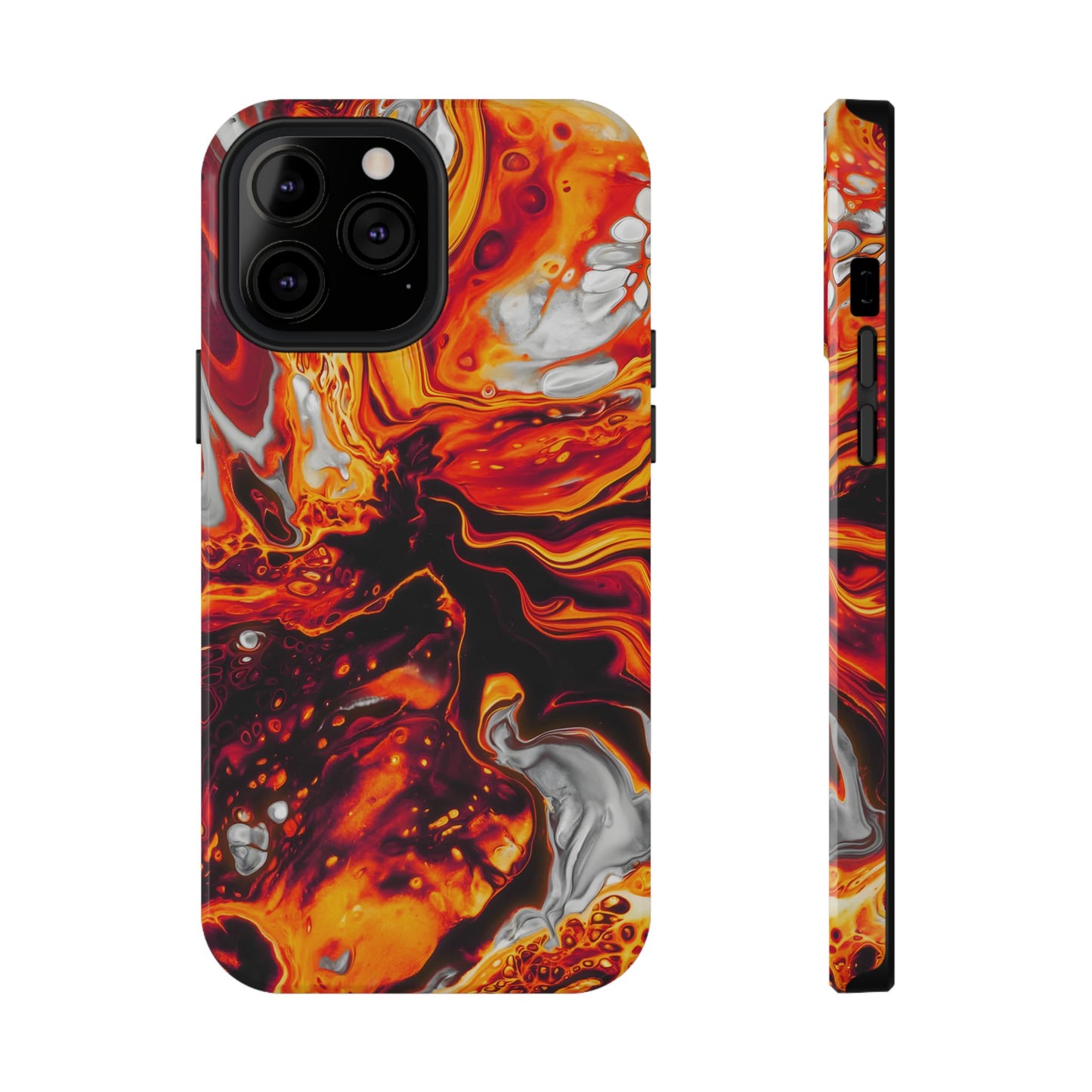 Molten Lava Abstract Phone Case – MagSafe Compatible for iPhone & Samsung Galaxy