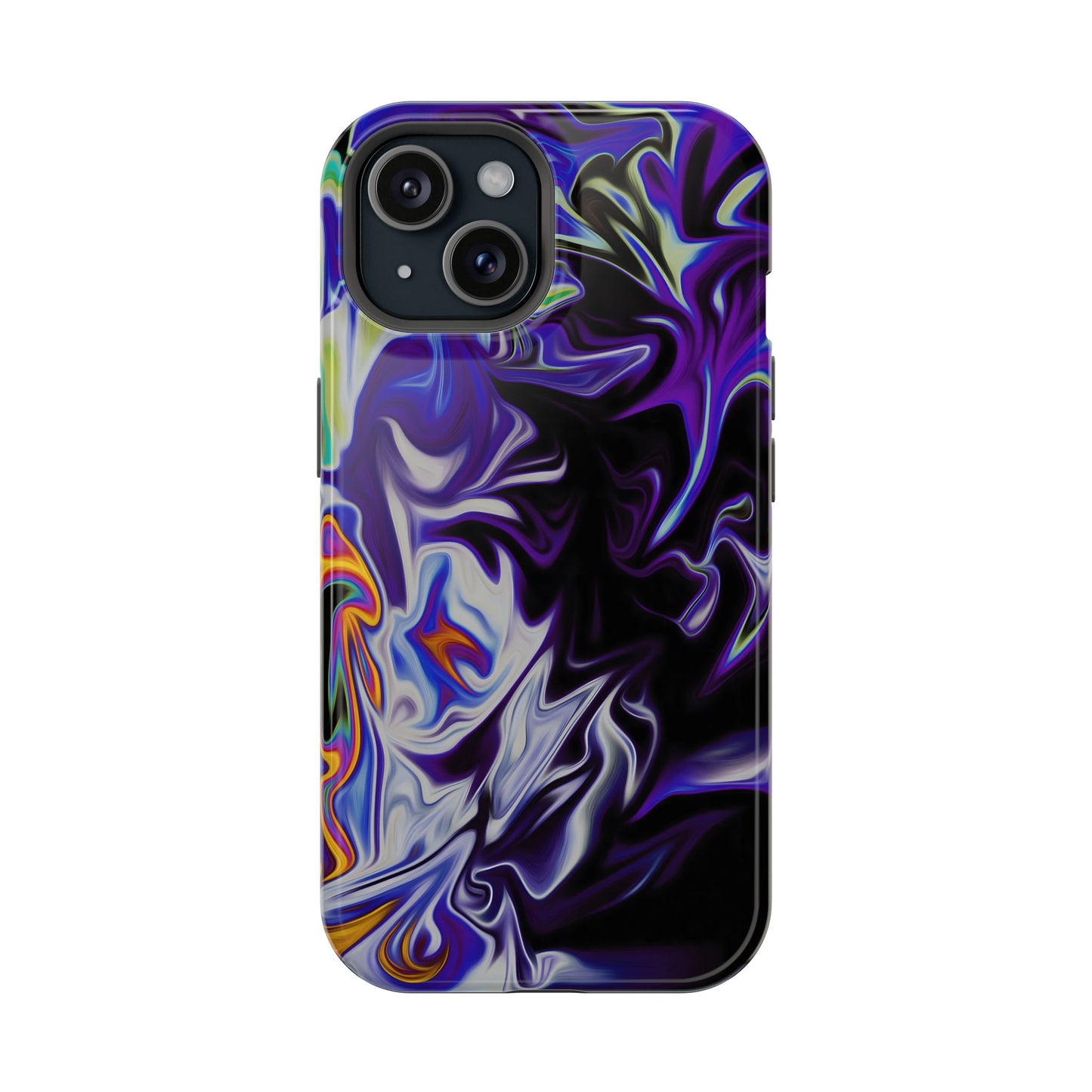 Dark Cosmic Swirl Phone Case – MagSafe Compatible for iPhone & Samsung Galaxy