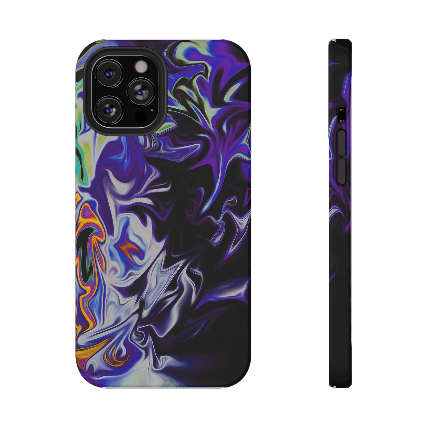 Dark Cosmic Swirl Phone Case – MagSafe Compatible for iPhone & Samsung Galaxy