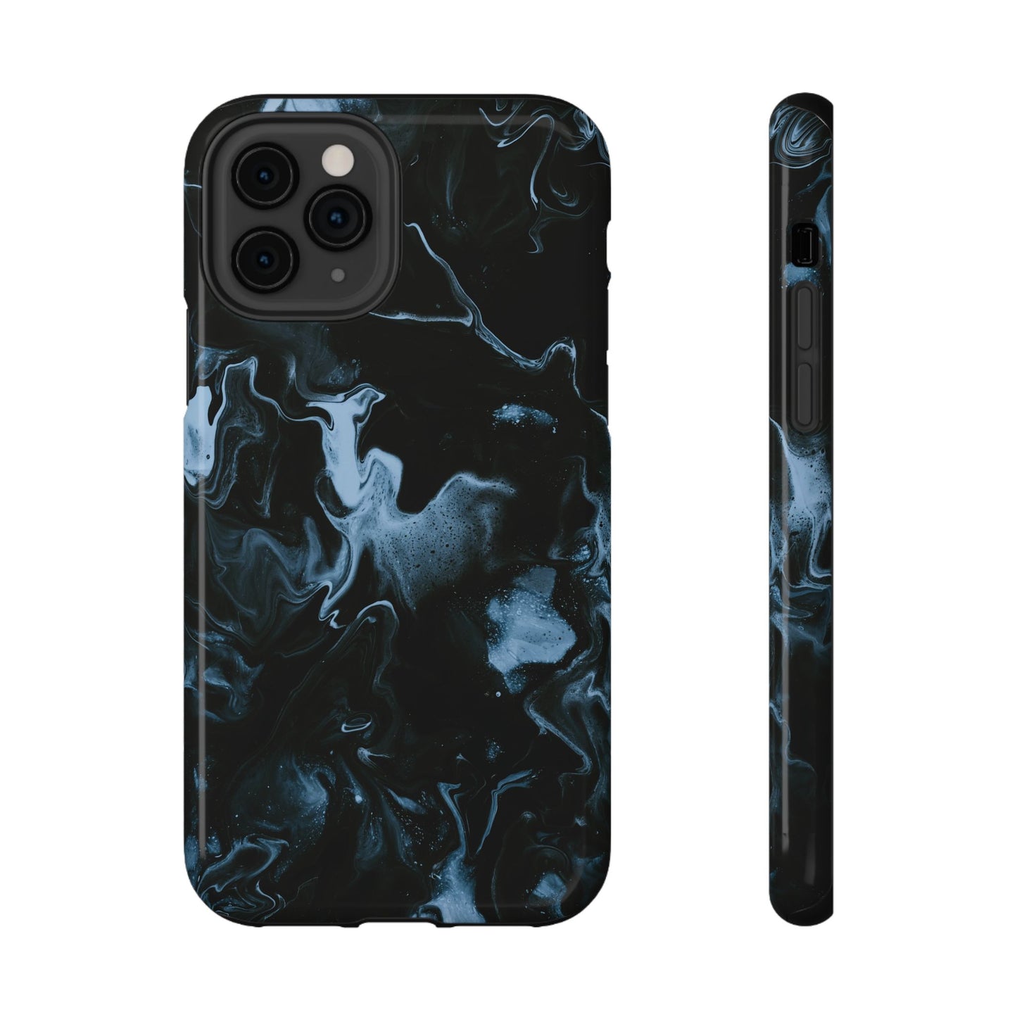 Midnight Frost Swirl Phone Case – MagSafe Compatible for iPhone & Samsung Galaxy