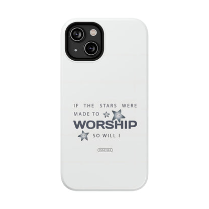Psalm 14 8:3 "Stars Made to Worship" Phone Case – MagSafe Compatible for iPhone & Samsung Galaxy
