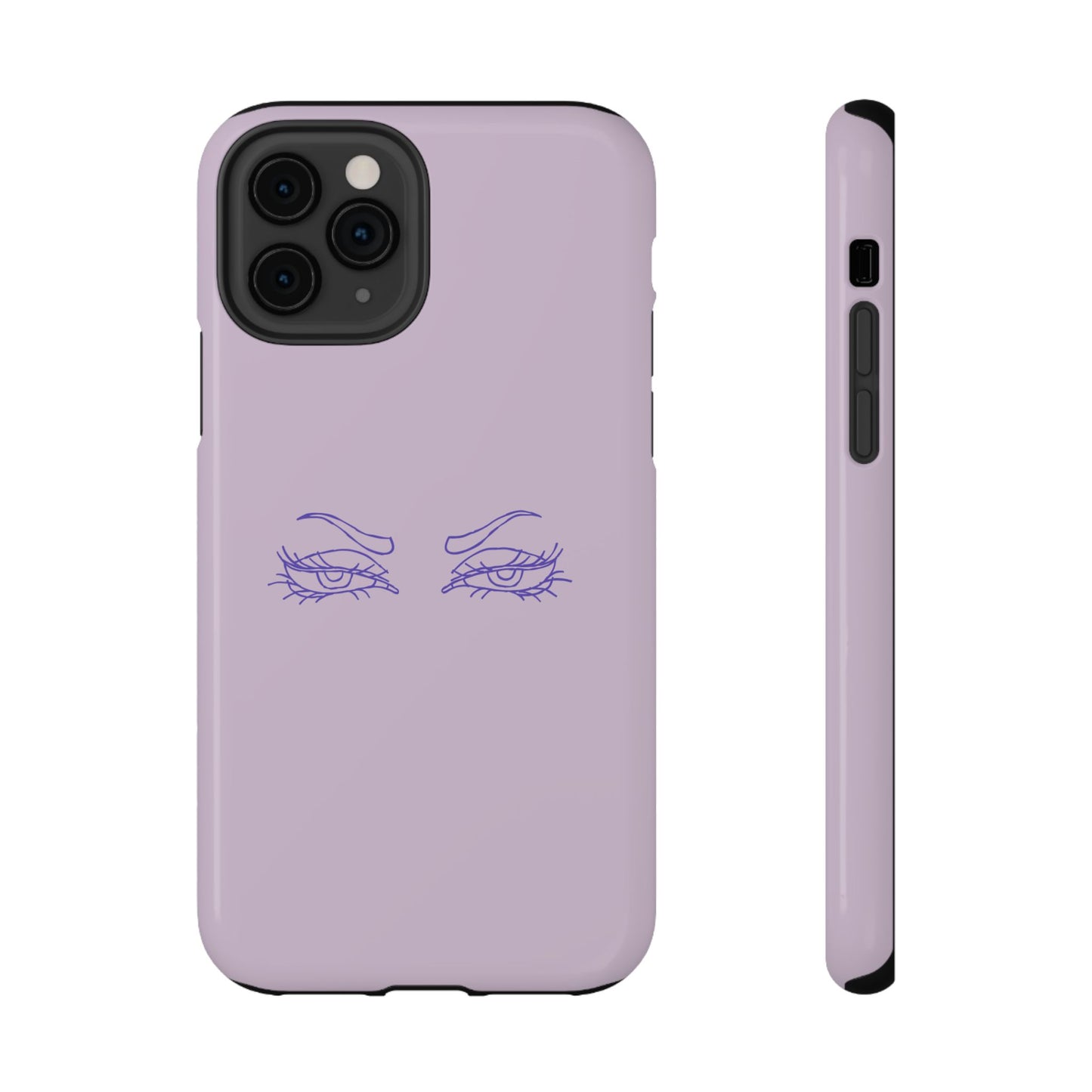 Sassy Line Art Eyes Phone Case – MagSafe Compatible for iPhone & Samsung Galaxy