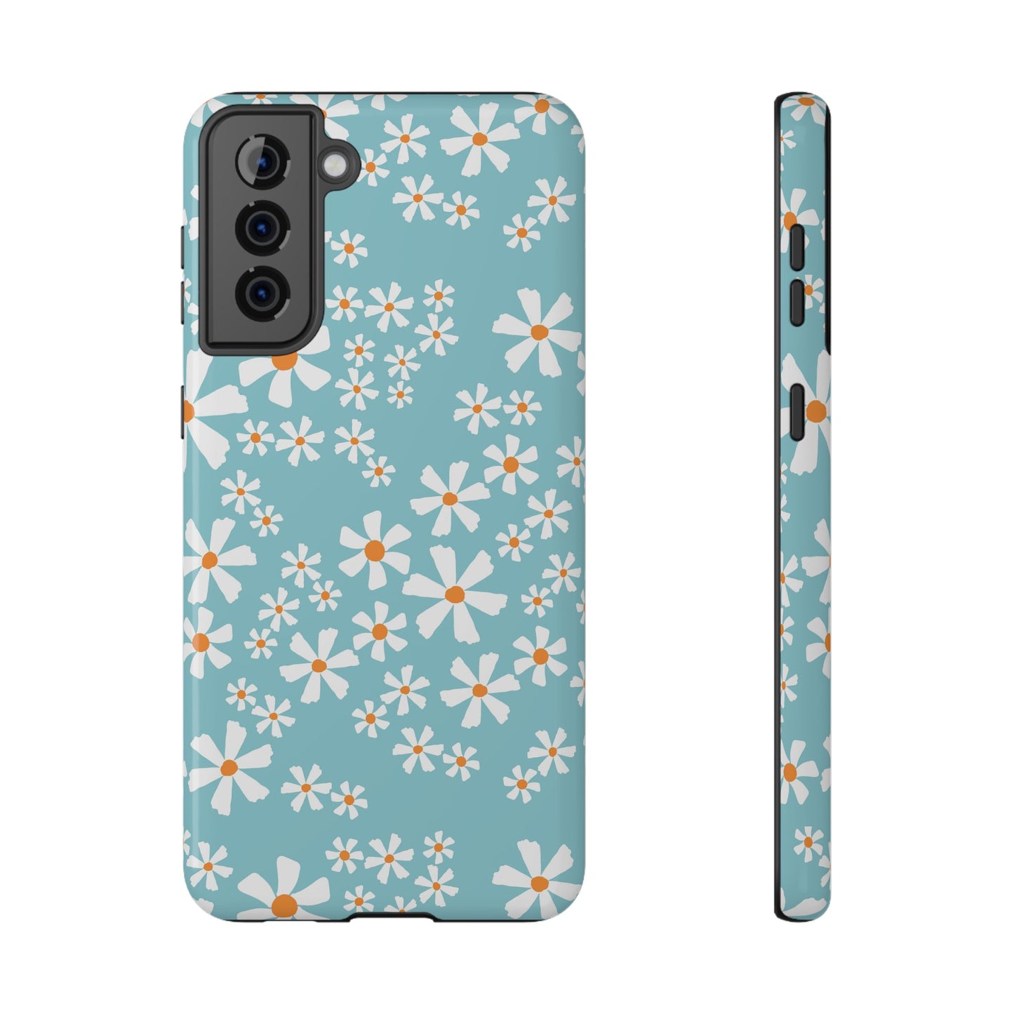 Vintage Daisy Field Phone Case – MagSafe Compatible for iPhone & Samsung Galaxy