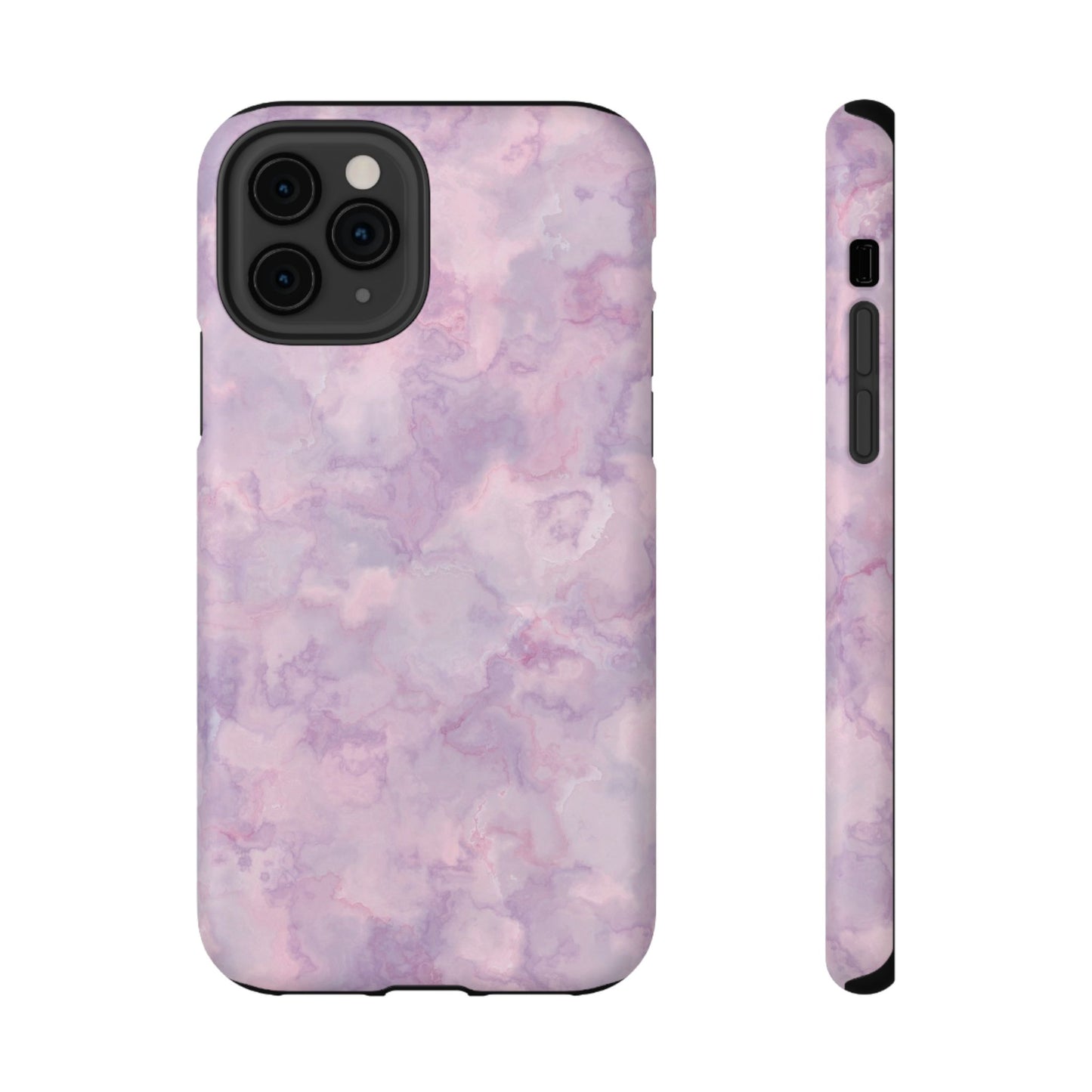 Lavender Dream Marble Phone Case – MagSafe Compatible for iPhone & Samsung Galaxy