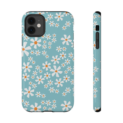 Vintage Daisy Field Phone Case – MagSafe Compatible for iPhone & Samsung Galaxy