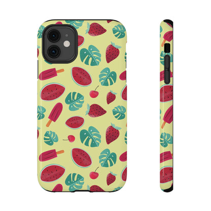 Tropical Summer Fruits Phone Case – MagSafe Compatible for iPhone & Samsung Galaxy