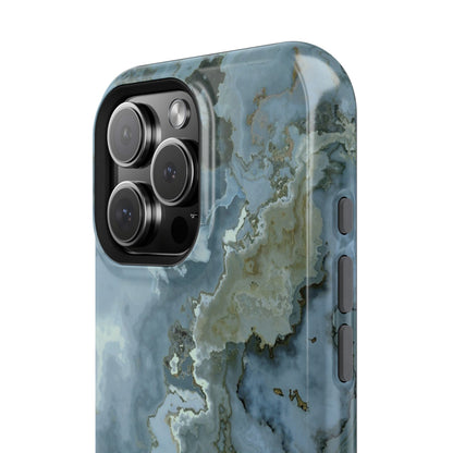 Oceanic Agate Marble Phone Case – MagSafe Compatible for iPhone & Samsung Galaxy