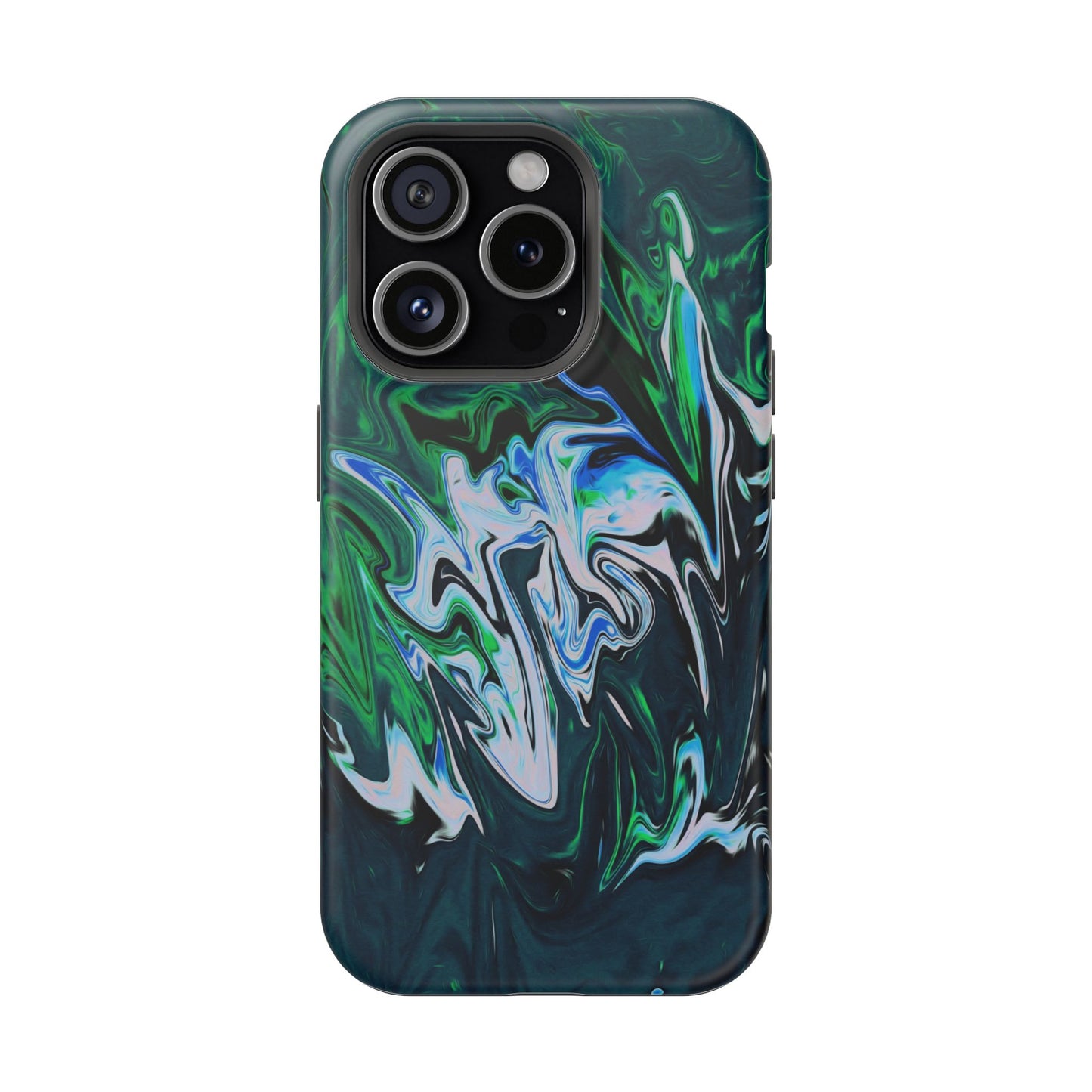 Prismatic Holographic Swirl Phone Case – MagSafe Compatible for iPhone & Samsung Galaxy