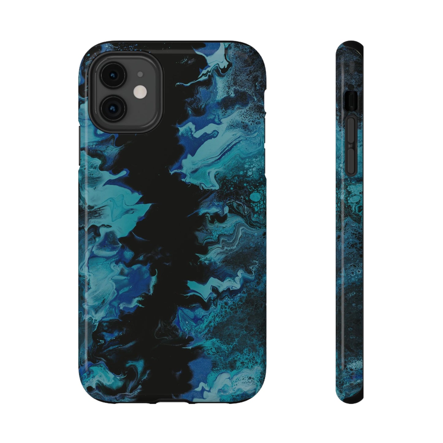 Deep Ocean Swirl Phone Case – MagSafe Compatible for iPhone & Samsung Galaxy
