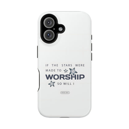 Psalm 14 8:3 "Stars Made to Worship" Phone Case – MagSafe Compatible for iPhone & Samsung Galaxy