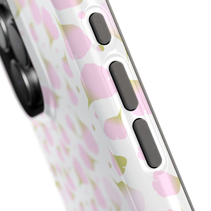 Soft Pink Petal Pattern Phone Case – MagSafe Compatible for iPhone & Samsung Galaxy