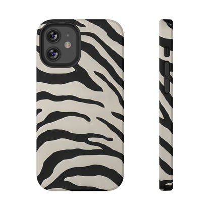 Classic Zebra Stripes Phone Case – MagSafe Compatible for iPhone & Samsung Galaxy