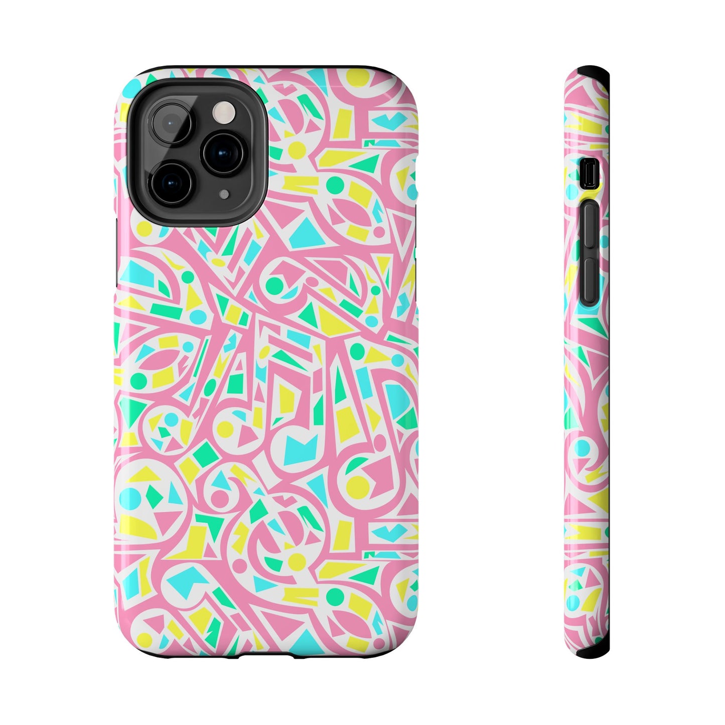 Retro 80's Style Music Graphic Phone Case - iPhone 11-15 All Sizes