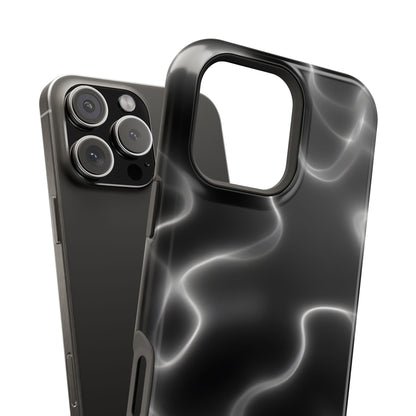 Electric Black Glow Phone Case – MagSafe Compatible for iPhone & Samsung Galaxy
