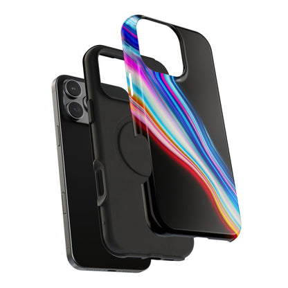Neon Light Streak Phone Case – MagSafe Compatible for iPhone & Samsung Galaxy