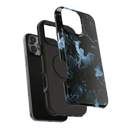 Midnight Frost Swirl Phone Case – MagSafe Compatible for iPhone & Samsung Galaxy