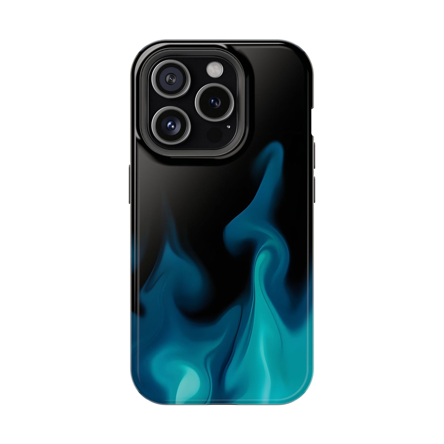 Blue Flame Energy Phone Case – MagSafe Compatible for iPhone & Samsung Galaxy