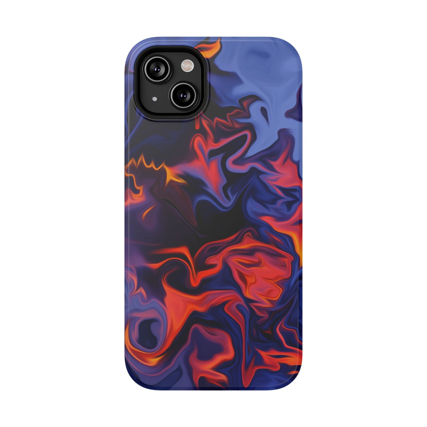 Fiery Swirl Abstract Phone Case – MagSafe Compatible for iPhone & Samsung Galaxy