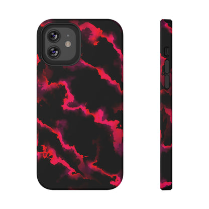 Electric Inferno Lightning Strike Phone Case – MagSafe Compatible for iPhone & Samsung Galaxy