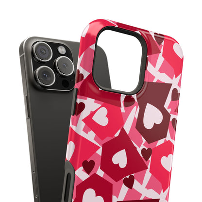 Pink Social Love Icons Phone Case – MagSafe Compatible for iPhone & Samsung Galaxy