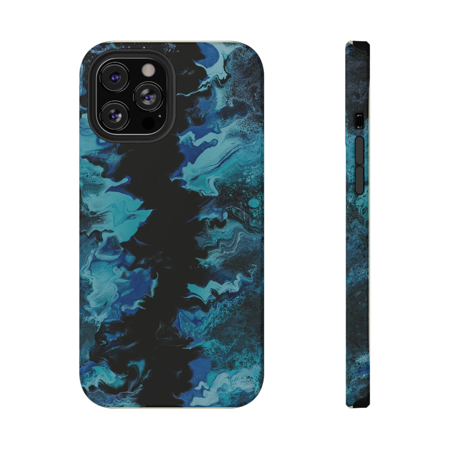 Deep Ocean Swirl Phone Case – MagSafe Compatible for iPhone & Samsung Galaxy