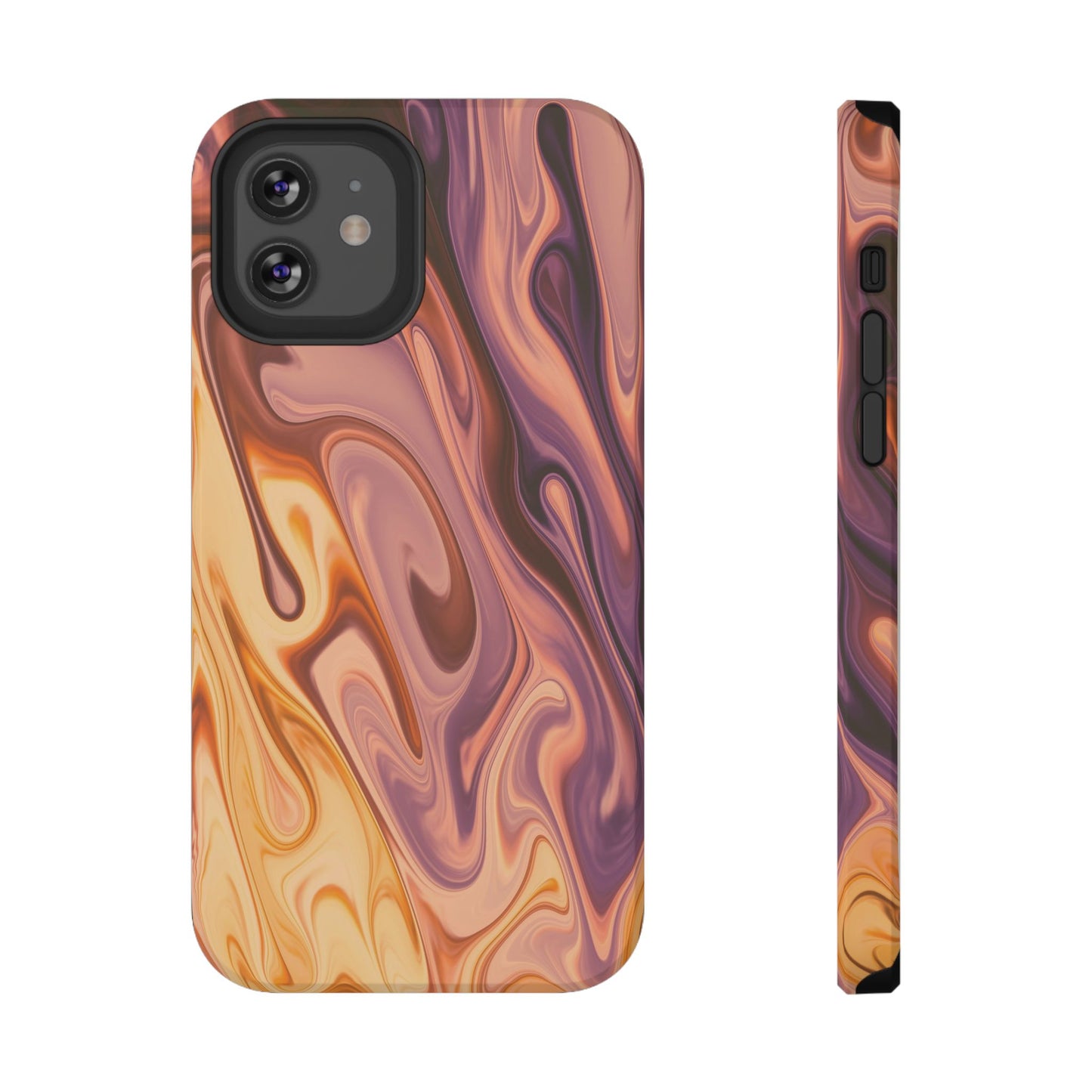 Golden Hour Swirl Phone Case – MagSafe Compatible for iPhone & Samsung Galaxy