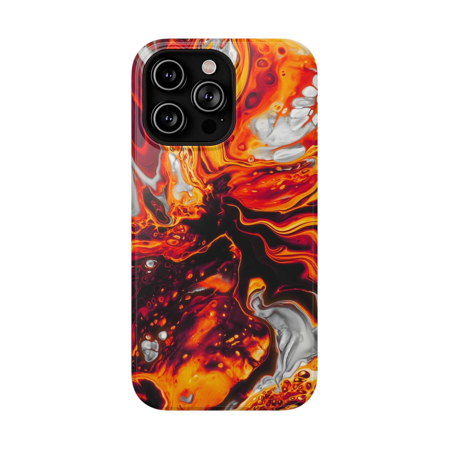 Molten Lava Abstract Phone Case – MagSafe Compatible for iPhone & Samsung Galaxy