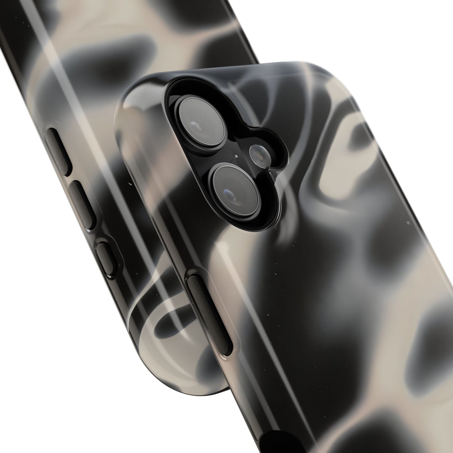 Smoky Marble Swirl Phone Case – MagSafe Compatible for iPhone & Samsung Galaxy