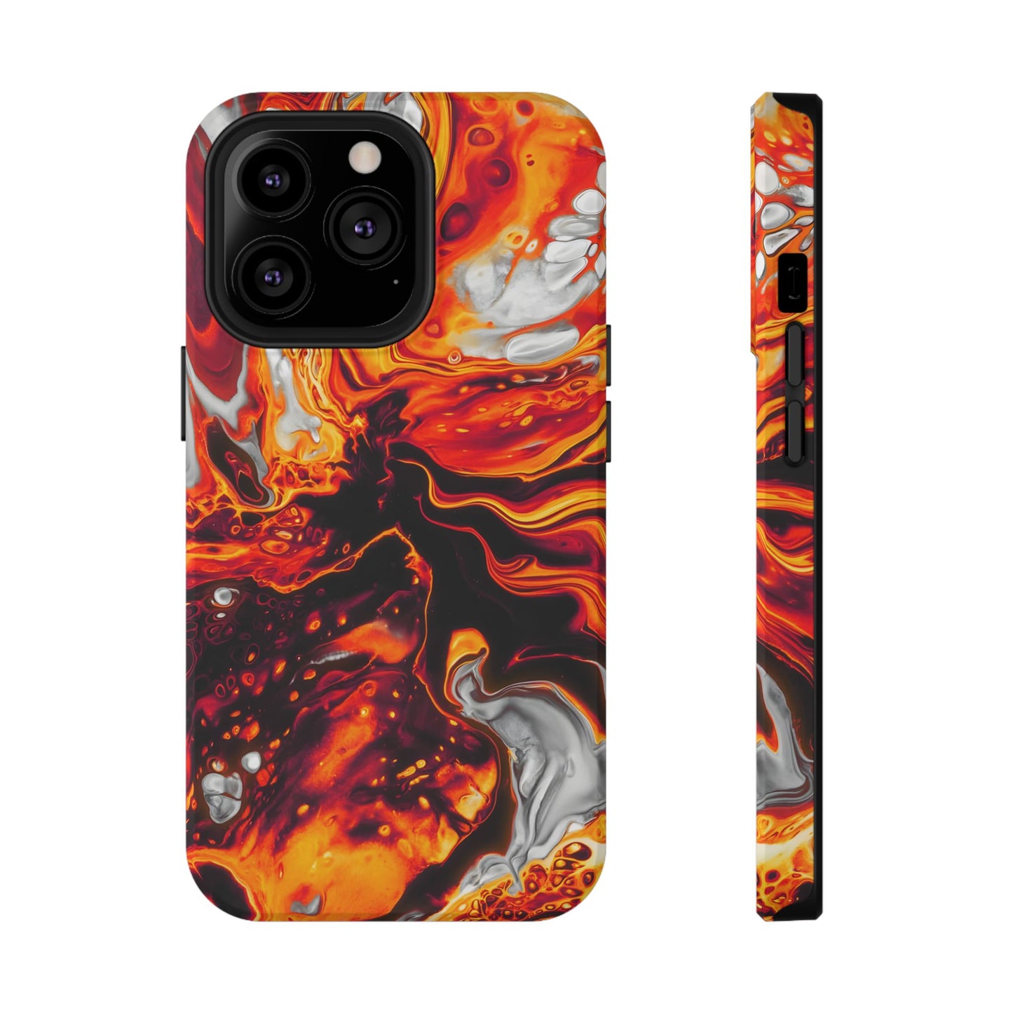 Molten Lava Abstract Phone Case – MagSafe Compatible for iPhone & Samsung Galaxy