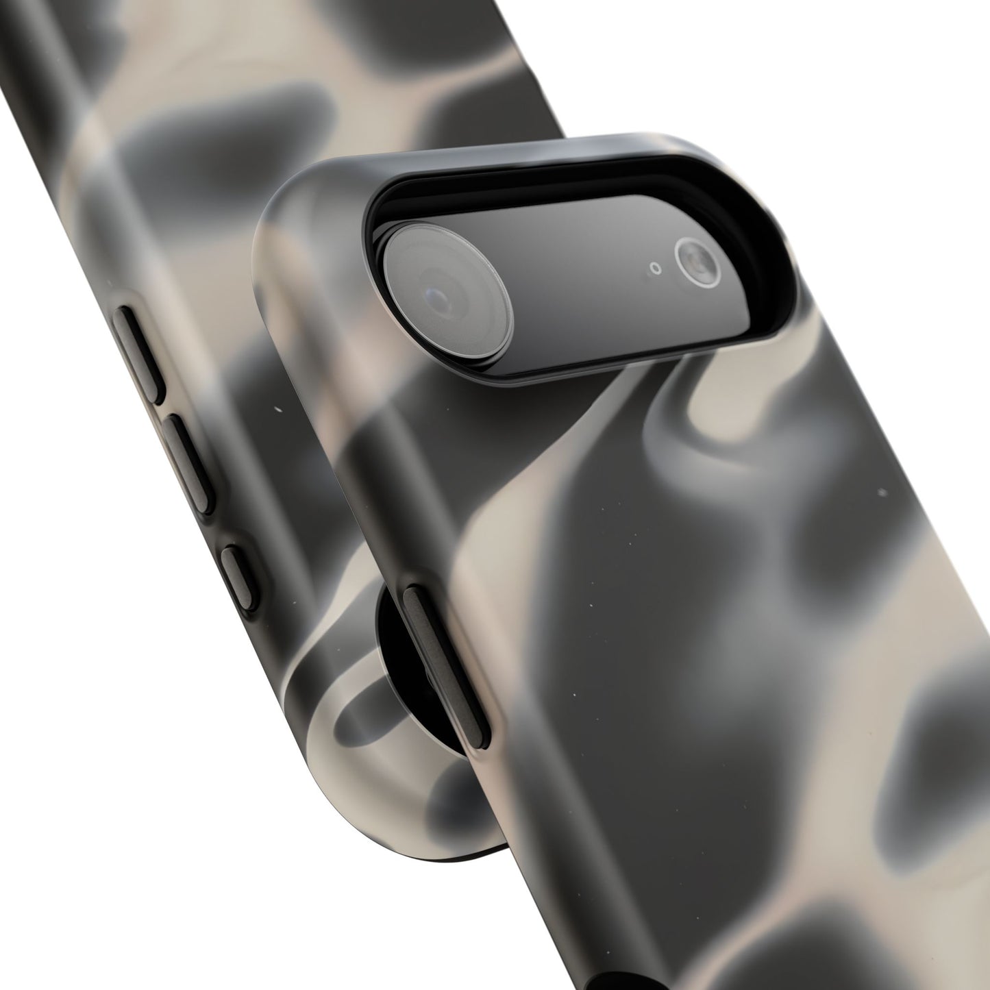 Smoky Marble Swirl Phone Case – MagSafe Compatible for iPhone & Samsung Galaxy
