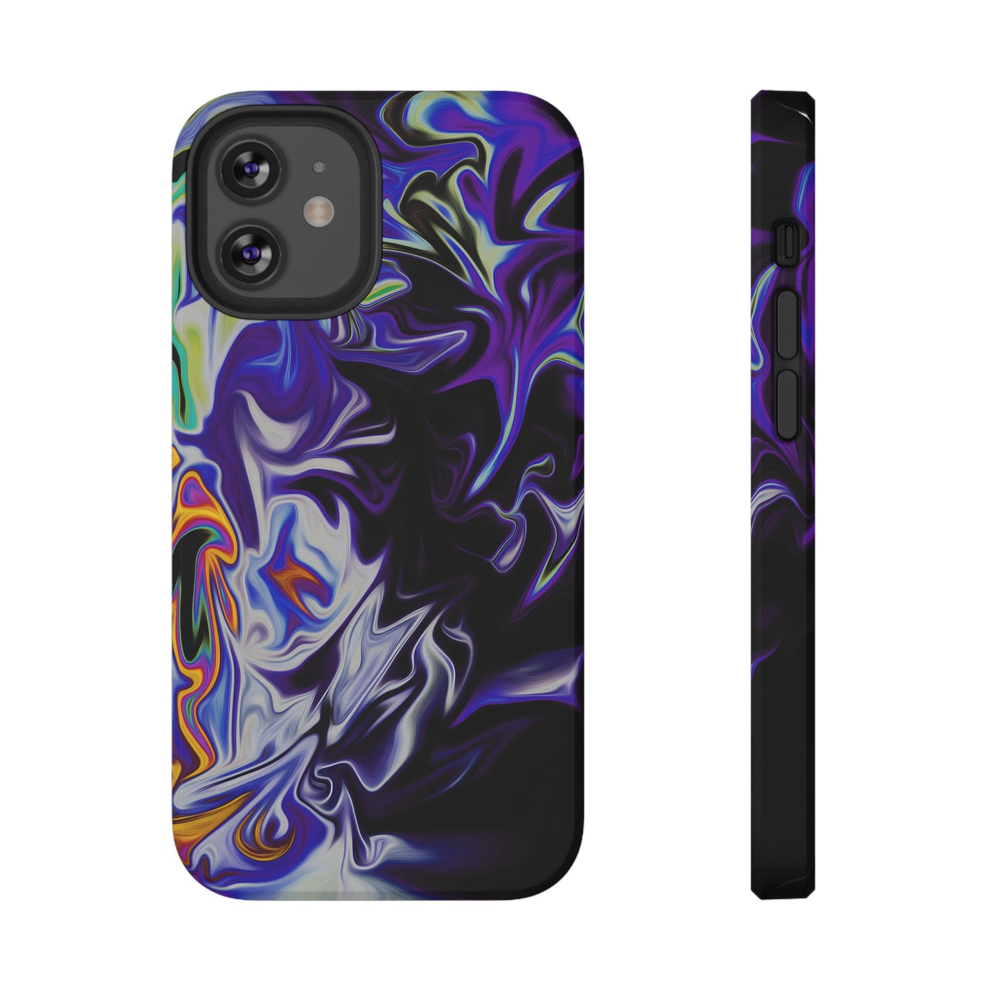 Dark Cosmic Swirl Phone Case – MagSafe Compatible for iPhone & Samsung Galaxy