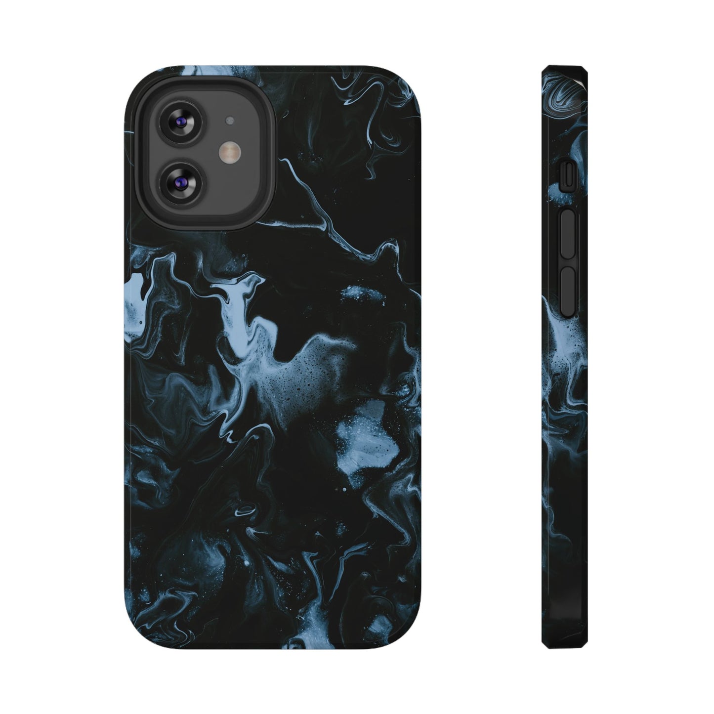Midnight Frost Swirl Phone Case – MagSafe Compatible for iPhone & Samsung Galaxy