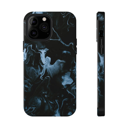 Midnight Frost Swirl Phone Case – MagSafe Compatible for iPhone & Samsung Galaxy