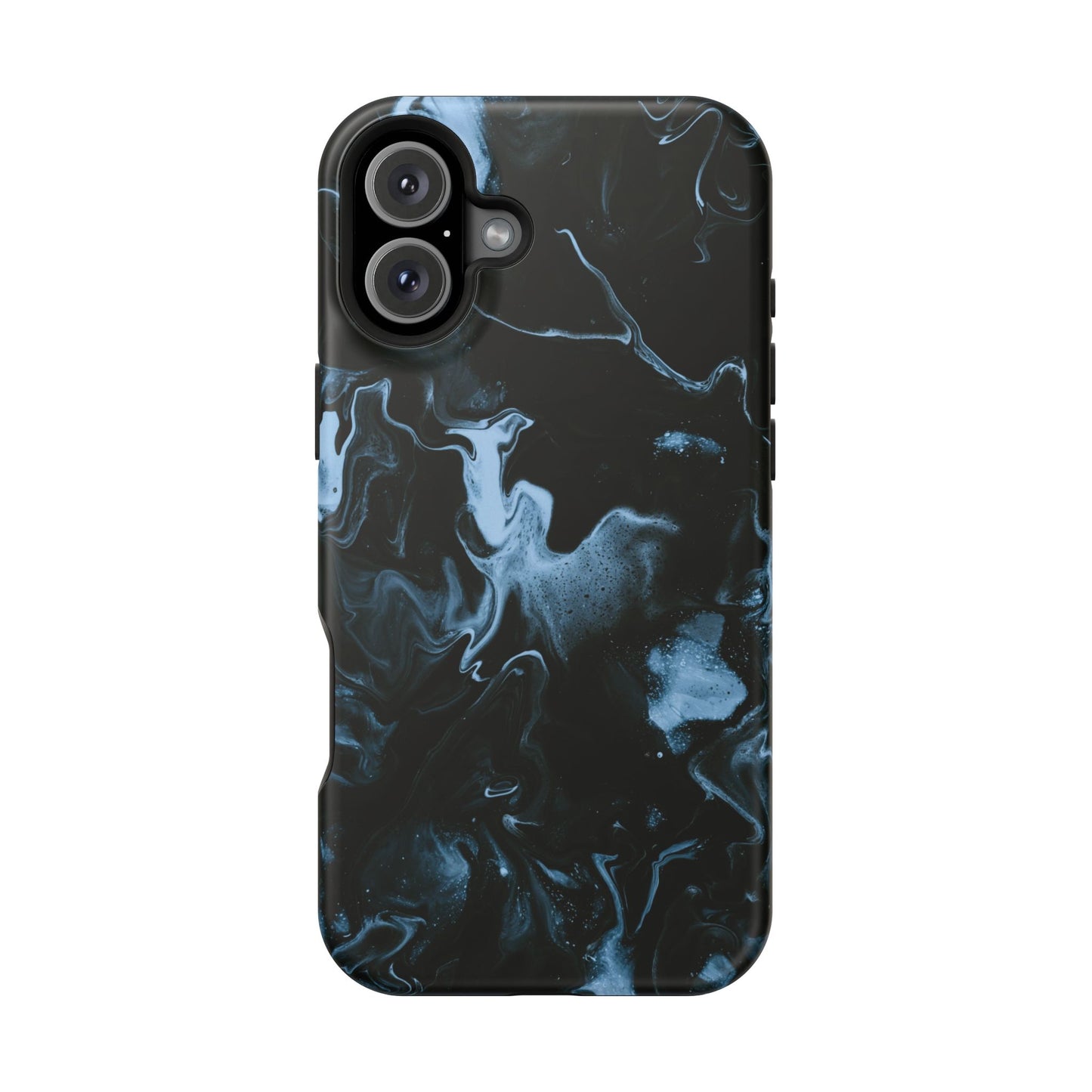 Midnight Frost Swirl Phone Case – MagSafe Compatible for iPhone & Samsung Galaxy