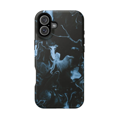 Midnight Frost Swirl Phone Case – MagSafe Compatible for iPhone & Samsung Galaxy