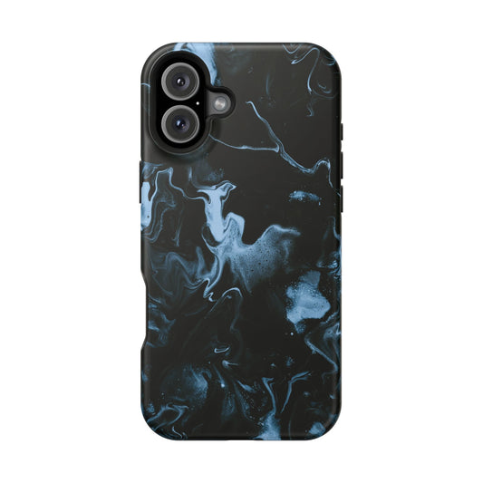 Midnight Frost Swirl Phone Case – MagSafe Compatible for iPhone & Samsung Galaxy