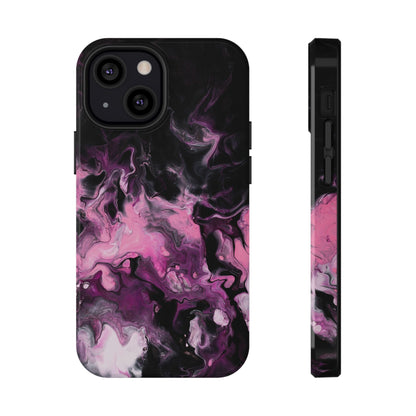 Electric Rose Marble Phone Case – MagSafe Compatible for iPhone & Samsung Galaxy