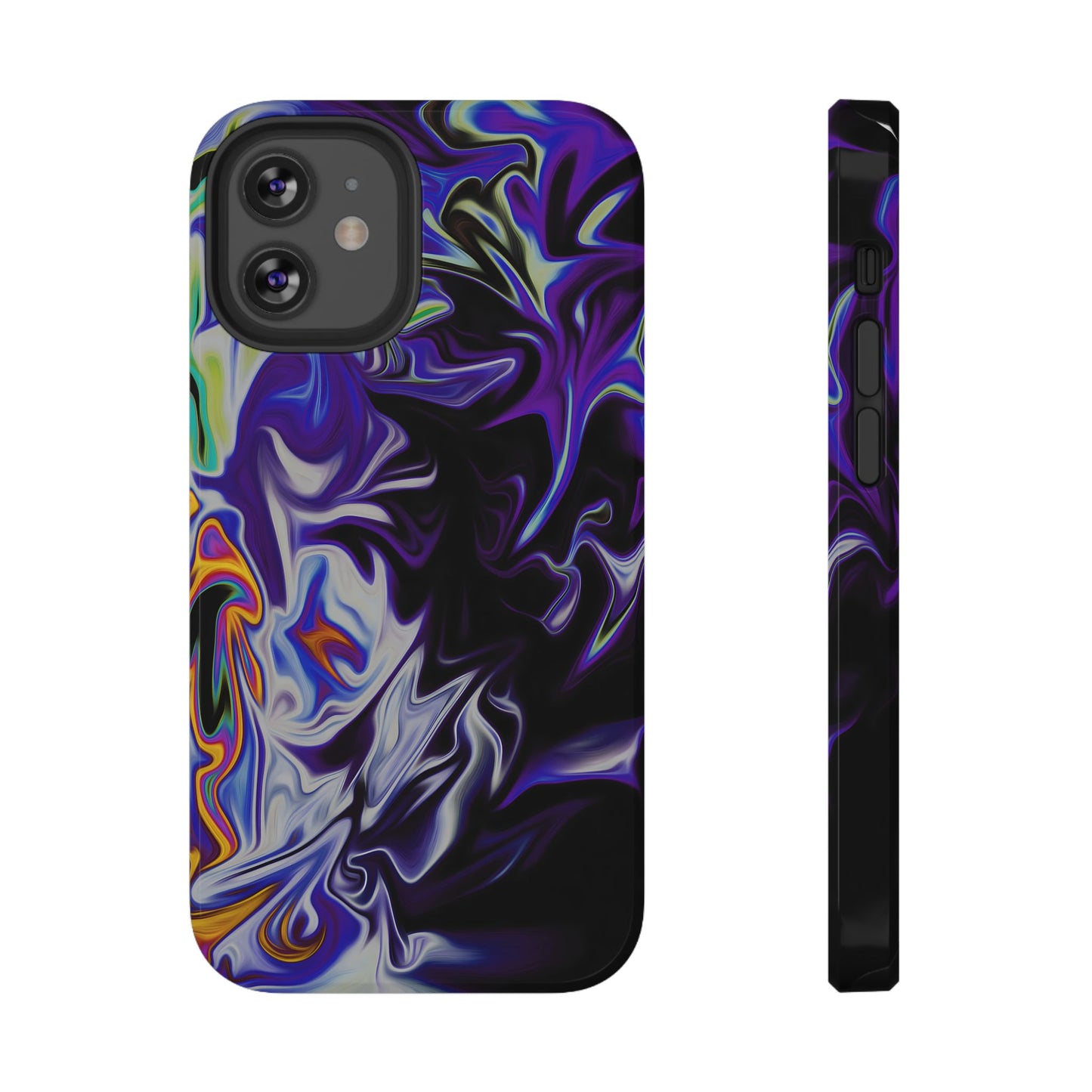Dark Cosmic Swirl Phone Case – MagSafe Compatible for iPhone & Samsung Galaxy