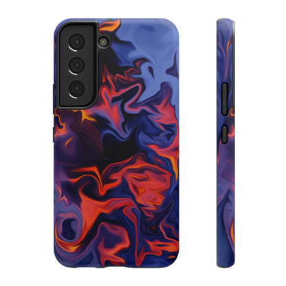 Fiery Swirl Abstract Phone Case – MagSafe Compatible for iPhone & Samsung Galaxy