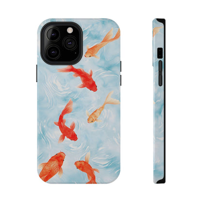 Koi Fish Pond Phone Case – MagSafe Compatible for iPhone & Samsung Galaxy