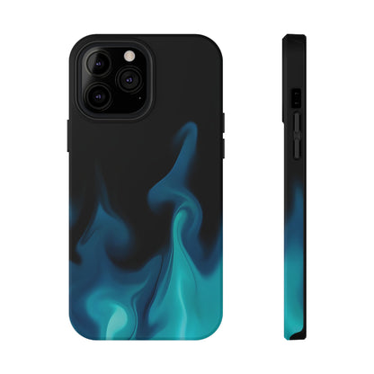 Blue Flame Energy Phone Case – MagSafe Compatible for iPhone & Samsung Galaxy
