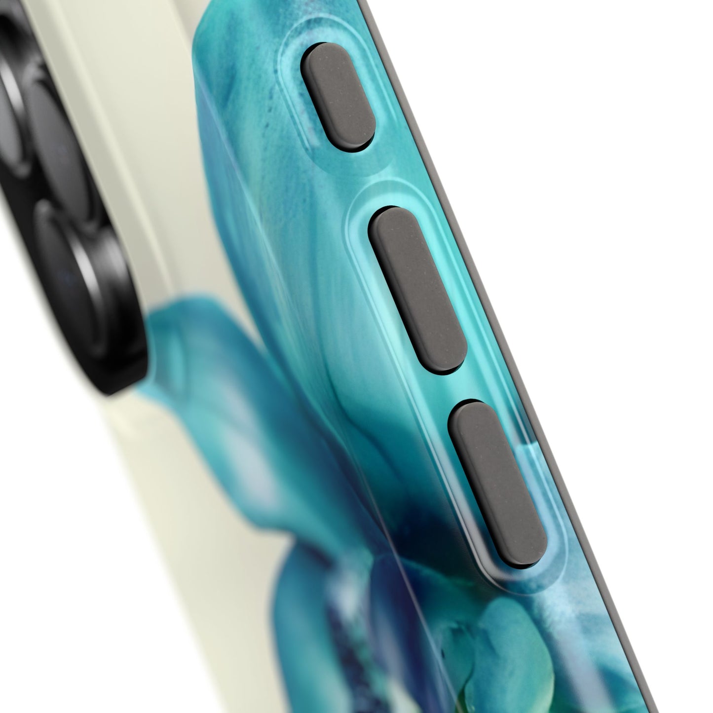 Blue Orchid Floral Phone Case – MagSafe Compatible for iPhone & Samsung Galaxy