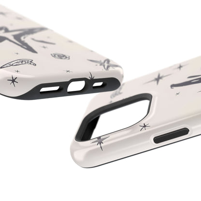 Sketch Star Doodle Phone Case – MagSafe Compatible for iPhone & Samsung Galaxy