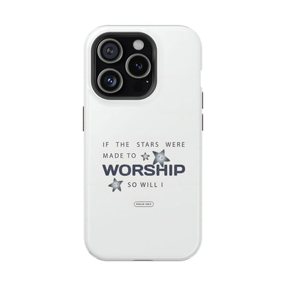 Psalm 14 8:3 "Stars Made to Worship" Phone Case – MagSafe Compatible for iPhone & Samsung Galaxy