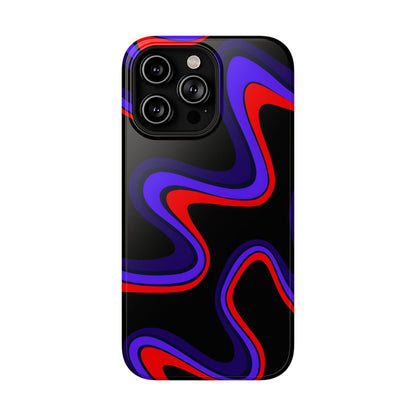Psychedelic Wave Phone Case – MagSafe Compatible for iPhone & Samsung Galaxy
