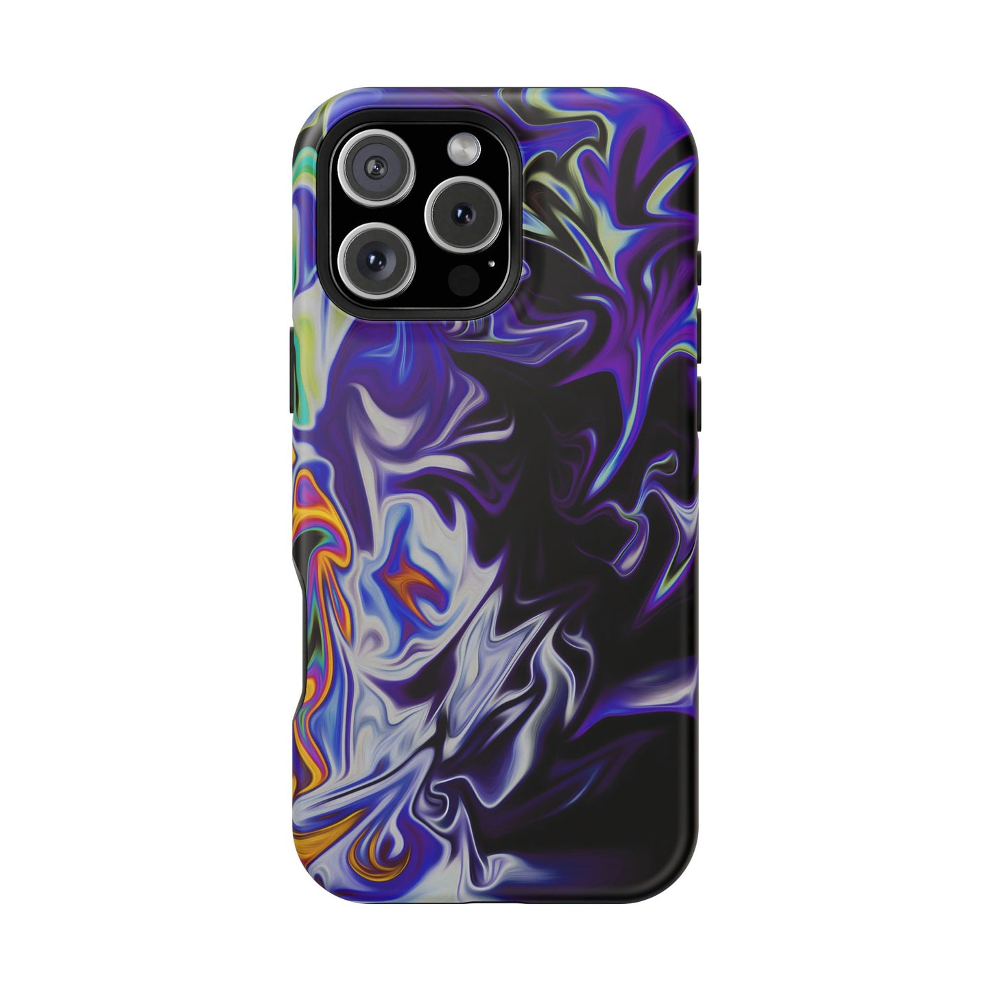 Dark Cosmic Swirl Phone Case – MagSafe Compatible for iPhone & Samsung Galaxy