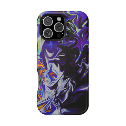 Dark Cosmic Swirl Phone Case – MagSafe Compatible for iPhone & Samsung Galaxy